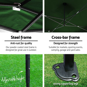Instahut 3x6m Outdoor Gazebo - Green