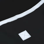 Instahut 3x3m Pop Up Gazebo Replacement Roof Outdoor Wedding Tent Garden Marquee Black