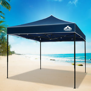 Instahut 3x3m Pop Up Gazebo Replacement Roof Outdoor Wedding Tent Garden Marquee Navy