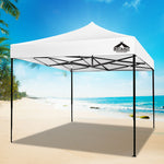 Instahut 3x3m Pop Up Gazebo Replacement Roof Outdoor Wedding Tent Garden Marquee White