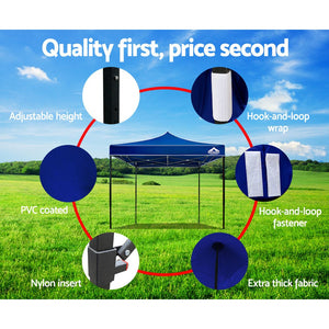 Instahut 3x3m Outdoor Gazebo - Blue