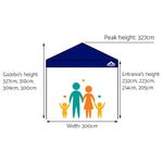 Instahut 3x3m Outdoor Gazebo - Navy