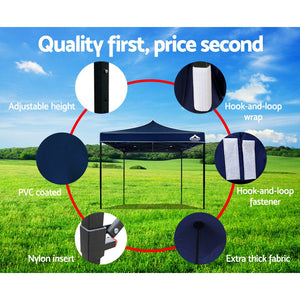 Instahut 3x3m Outdoor Gazebo - Navy