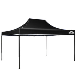 3m x 4.5m Pop-up Garden Outdoor Gazebo Black