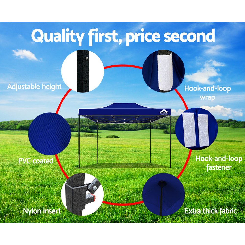 Instahut 3x4.5 Outdoor Gazebo - Blue
