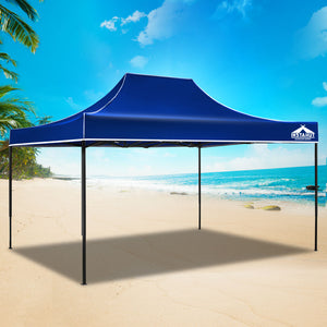 Instahut 3x4.5 Outdoor Gazebo - Blue