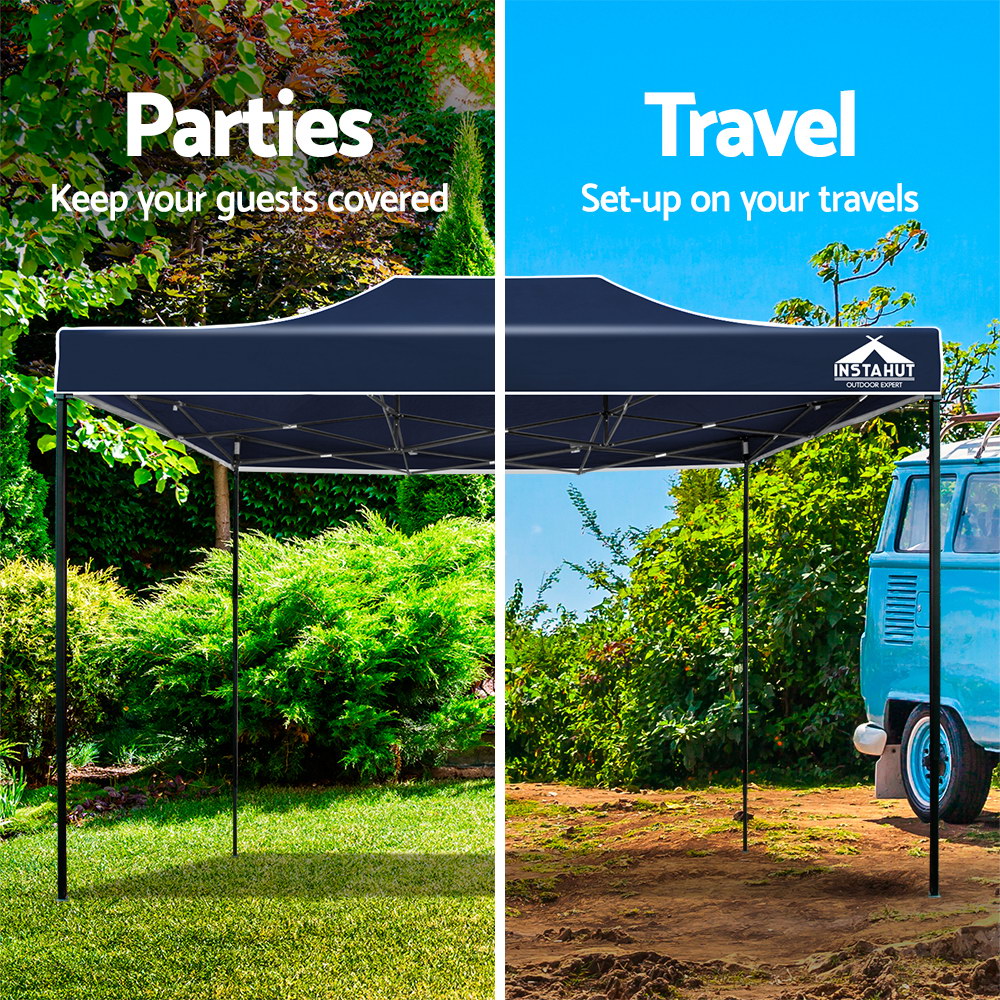 Instahut 3x4.5 Outdoor Gazebo - Navy