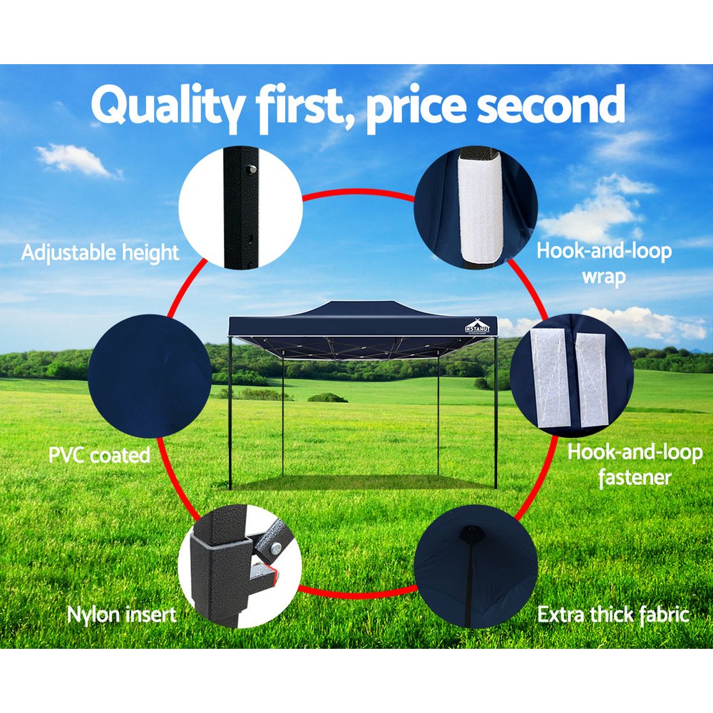 Instahut 3x4.5 Outdoor Gazebo - Navy