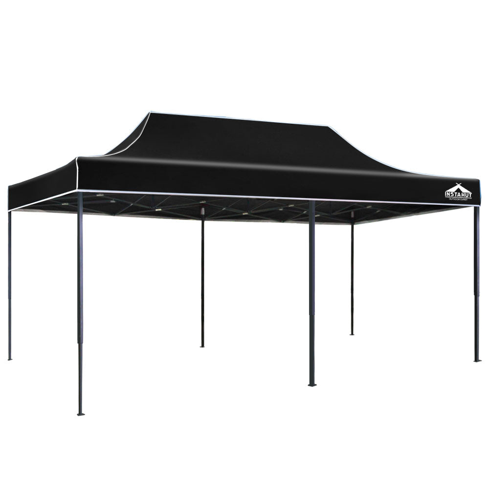 Instahut 3x6m Outdoor Gazebo - Black