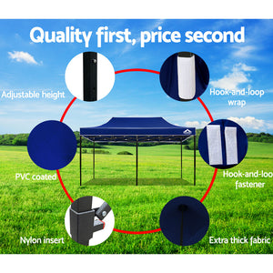 Instahut 3x6m Outdoor Gazebo - Blue