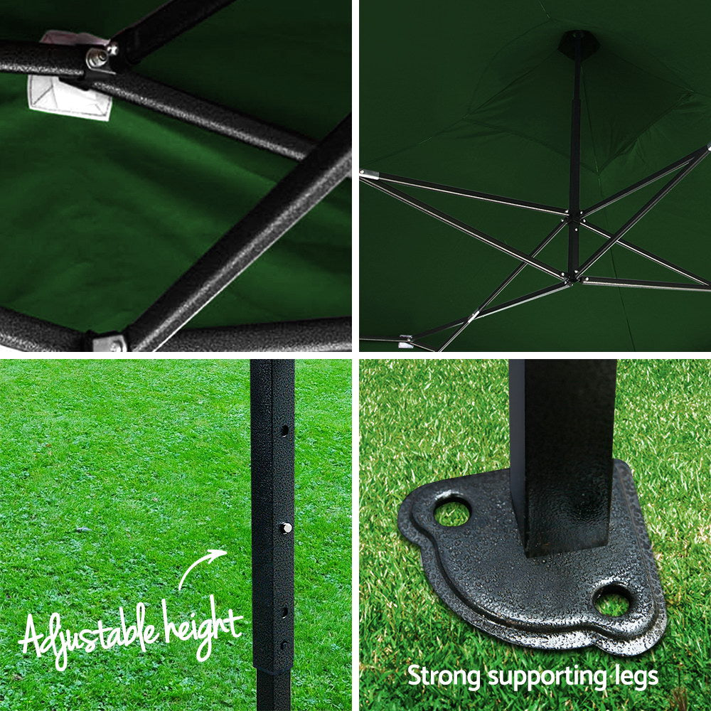 Instahut 3x6m Outdoor Gazebo - Green
