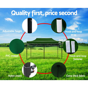Instahut 3x6m Outdoor Gazebo - Green