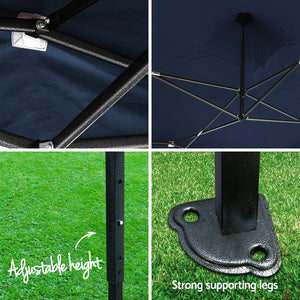 Instahut 3x6m Outdoor Gazebo - Navy