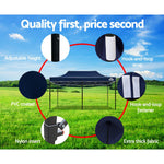 Instahut 3x6m Outdoor Gazebo - Navy