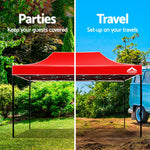 Instahut 3x6m Outdoor Gazebo - Red