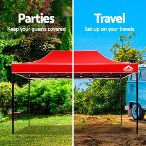 Instahut 3x6m Outdoor Gazebo - Red