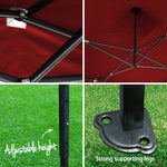 Instahut 3x6m Outdoor Gazebo - Red