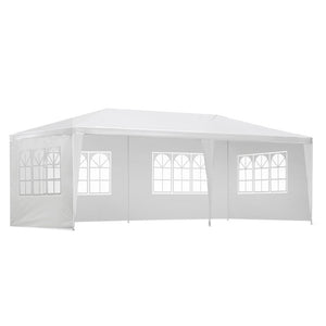 Instahut 3x6m Gazebo Party Wedding Marquee Event Tent Shade Canopy White