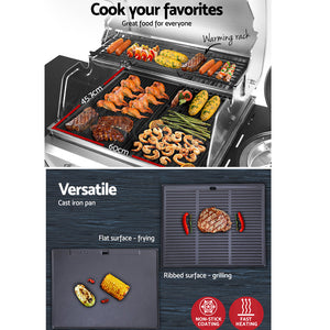 Stainless Steel 4 Burner Gas BBQ