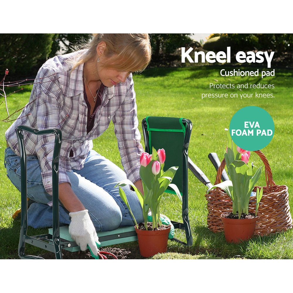 Gardeon Garden Kneeler Seat Outdoor Bench Knee Pad Foldable