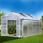 Green Fingers 3.1 x 2.5m Polycarbonate Aluminium Greenhouse