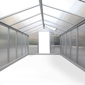 Green Fingers 3.6 x 2.5m Polycarbonate Aluminium Greenhouse