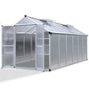 Green Fingers 3.7 x 2.5m Polycarbonate Aluminium Greenhouse