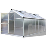 Green Fingers 4.2 x 2.5m Polycarbonate Aluminium Greenhouse