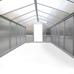 Green Fingers 4.2 x 2.5m Polycarbonate Aluminium Greenhouse