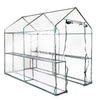 Green Fingers Walk In Greenhouse Transparent Green House 1.9 x 1.2m