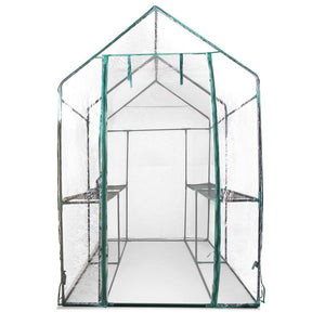 Green Fingers Walk In Greenhouse Transparent Green House 1.9 x 1.2m