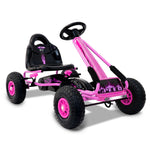 RIGO Kids Pedal Go Kart Car Ride On Toys Racing Bike Pink