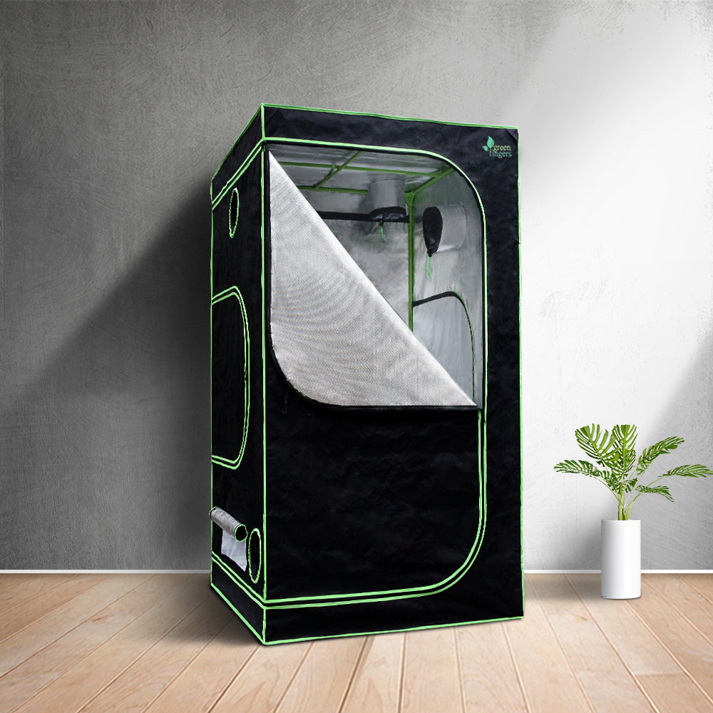 Greenfingers 1680D 1MX1MX2M Hydroponics Grow Tent Kits Hydroponic Grow System