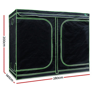 Green Fingers 280cm Hydroponic Grow Tent 