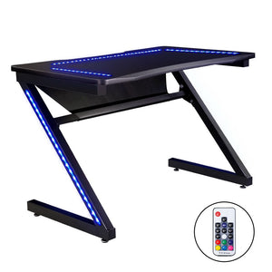 Artiss Gaming Desk Office Computer Desks LED Study Table Racer Chair Laptop Home