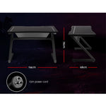 Artiss Gaming Desk Office Computer Desks LED Study Table Racer Chair Laptop Home