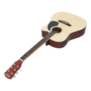 Alpha 41" Inch Electric Acoustic Guitar Wooden Classical EQ With Pickup Bass Natural