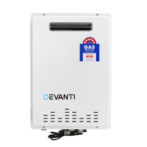 DEVANTI Gas Water Heater NG Natural Gas 26L White