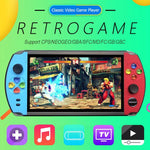 X19 Handheld Retro Game Console 7.0 inch IPS Screen Built-in 1600/2500 Classic Games 16GB Video Game Player For FC/GBA/NES Game