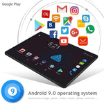 Newest 10 Inch tablet Android 9.0 Octa Core 6GB RAM 128GB ROM 3G 4G FDD LTE Wifi Bluetooth GPS Phone call Glass Screen Tablet pc