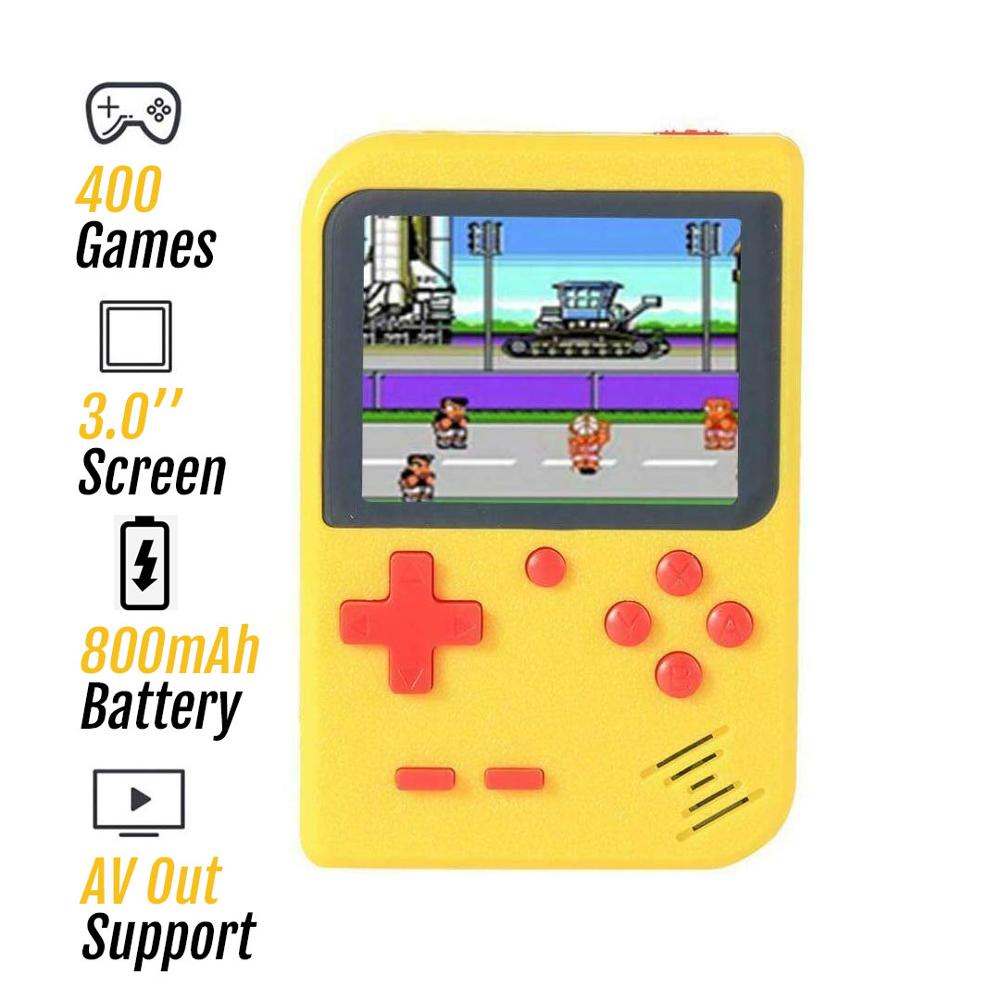 New Video Game Console Built-in 400 Retro Classic Games 3.0 Inch Screen Portable Mini Handheld Game Player