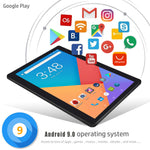 2020 Newest 10 Inch tablet Android 9.0 Octa Core 6GB RAM 128GB ROM 3G 4G FDD LTE Wifi Bluetooth GPS Phone call Tablet pc