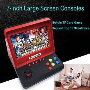 1xGame Console 7 inch Mini Arcade Game Retro Machines for Kids with 3000 Classic Video Games Home Travel Portable Gaming System