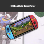 X19 7.0 inch Screen Retro Game Player TV Out Video Console 8GB/16GB Portable Game Console Built in 1600/2500 Games for children