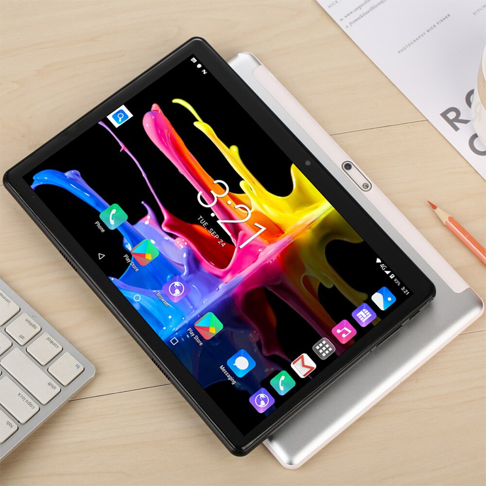 2019 New Tablet Pc 10.1 inch Android 9.0 Tablets 8GB+128GB Ten Core 3g 4g LTE Phone Call IPS pc Tablet WiFi GPS 10 inch Tablets