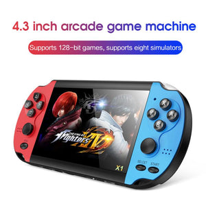 Video Game Console Player X1 For Games Handheld Retro Game 4.3-inch Screen MP4 Player Game Player Support Camera,Video,E-book