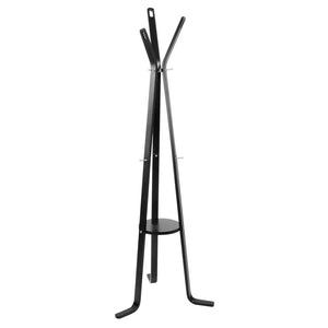 Artiss Wooden Coat Hanger Stand - Black