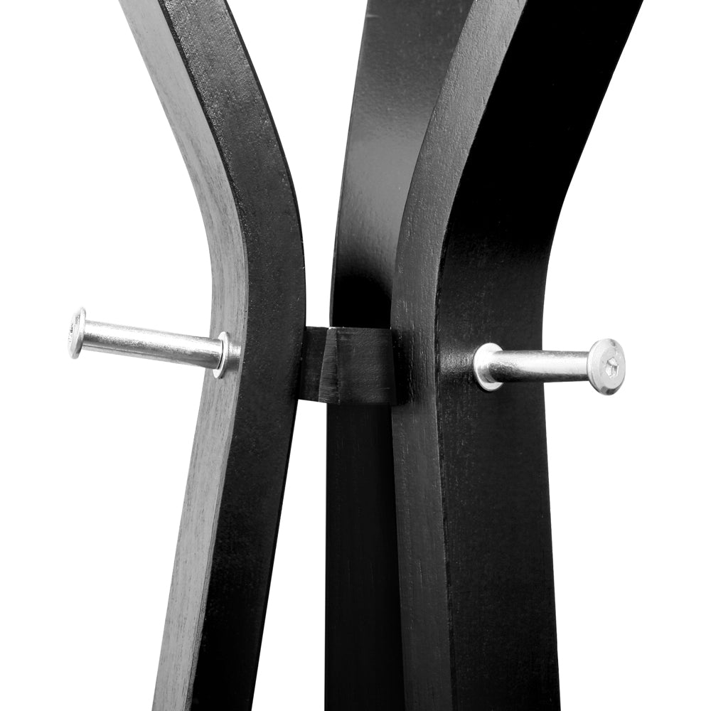 Artiss Wooden Coat Hanger Stand - Black