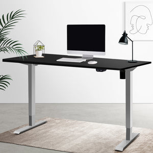 Artiss Height Adjustable Standing Desk Motorised Electric Frame Riser Laptop Computer 100cm