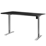 Artiss Standing Desk Sit Stand Table Height Adjustable Motorised Frame Riser with Curved Desk Top